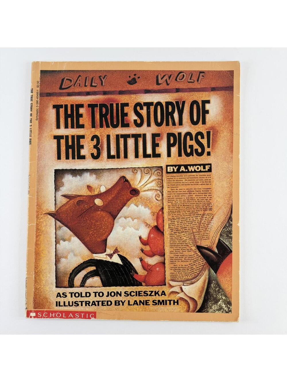 2/$6 The True Story of the 3 Little Pigs! book by Jon Scieszka (Paperback)